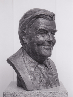 Bronze Büste , Portrait von Wysel Gyr, Daniele Trebucchi
